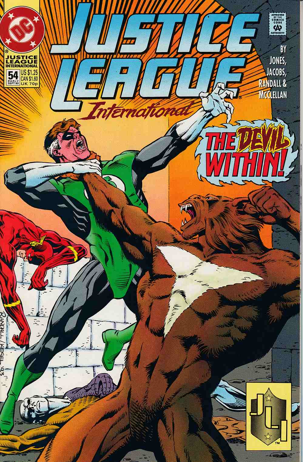 Justice League Europe #54 Near Mint (9.4) [DC Comic] THUMBNAIL