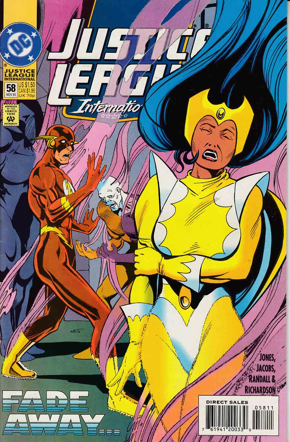 Justice League Europe #58 Near Mint (9.4) [DC Comic] LARGE