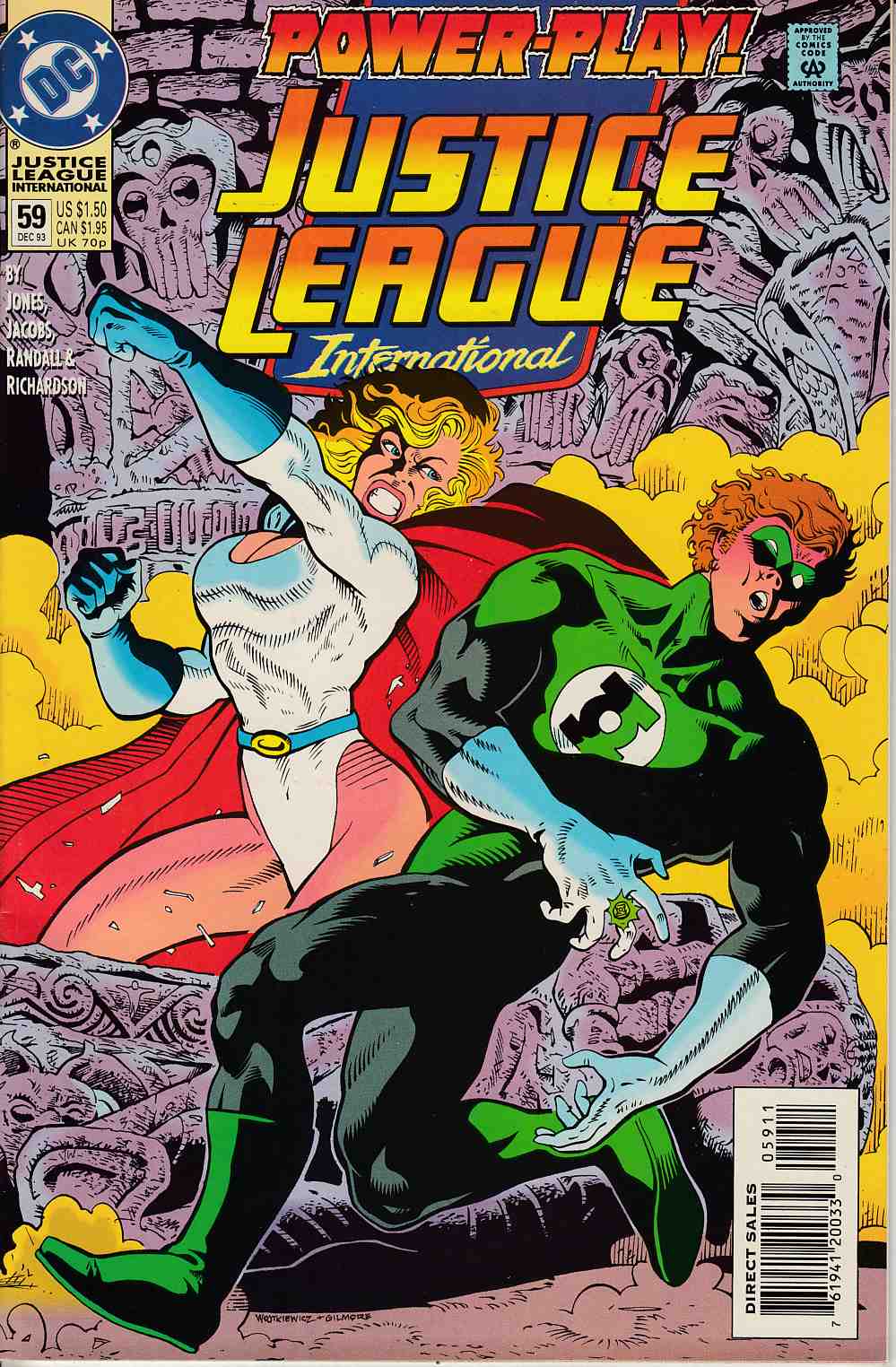 Justice League Europe #59 Near Mint (9.4) [DC Comic] THUMBNAIL