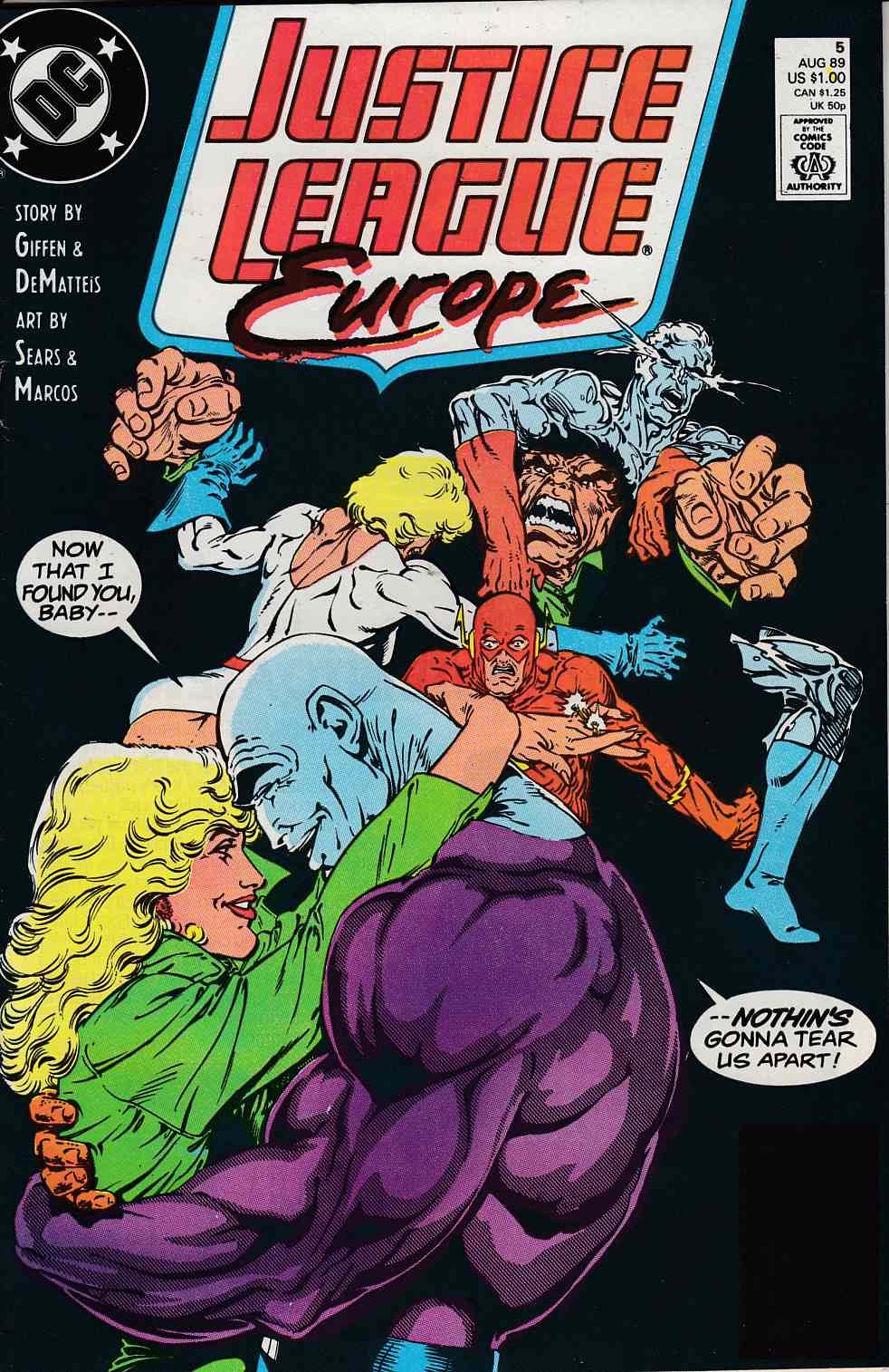 Justice League Europe #5 Fine/Very Fine (7.0) [DC Comic] THUMBNAIL