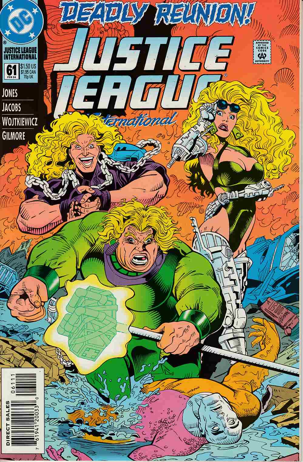 Justice League Europe #61 Near Mint (9.4) [DC Comic] LARGE