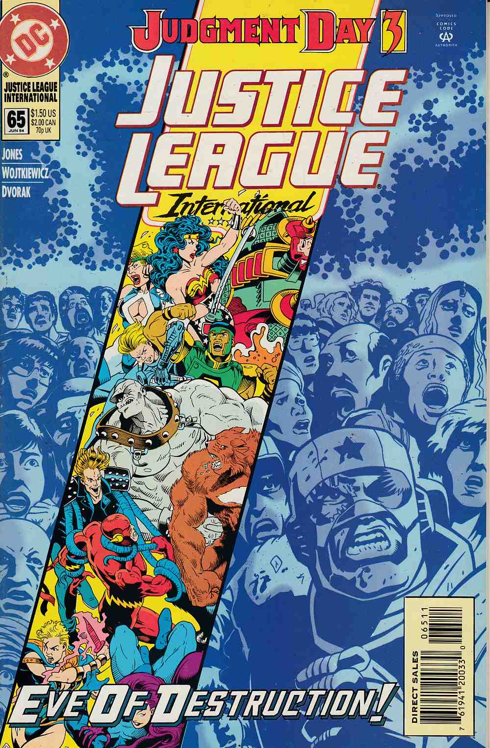 Justice League Europe #65 Very Fine (8.0) [DC Comic] LARGE