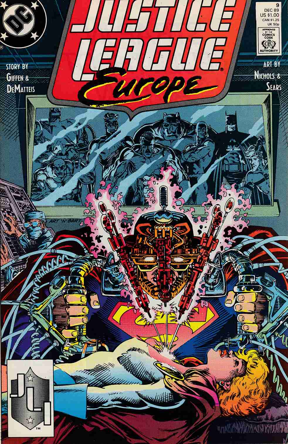 Justice League Europe #9 Near Mint (9.4) [DC Comic] THUMBNAIL