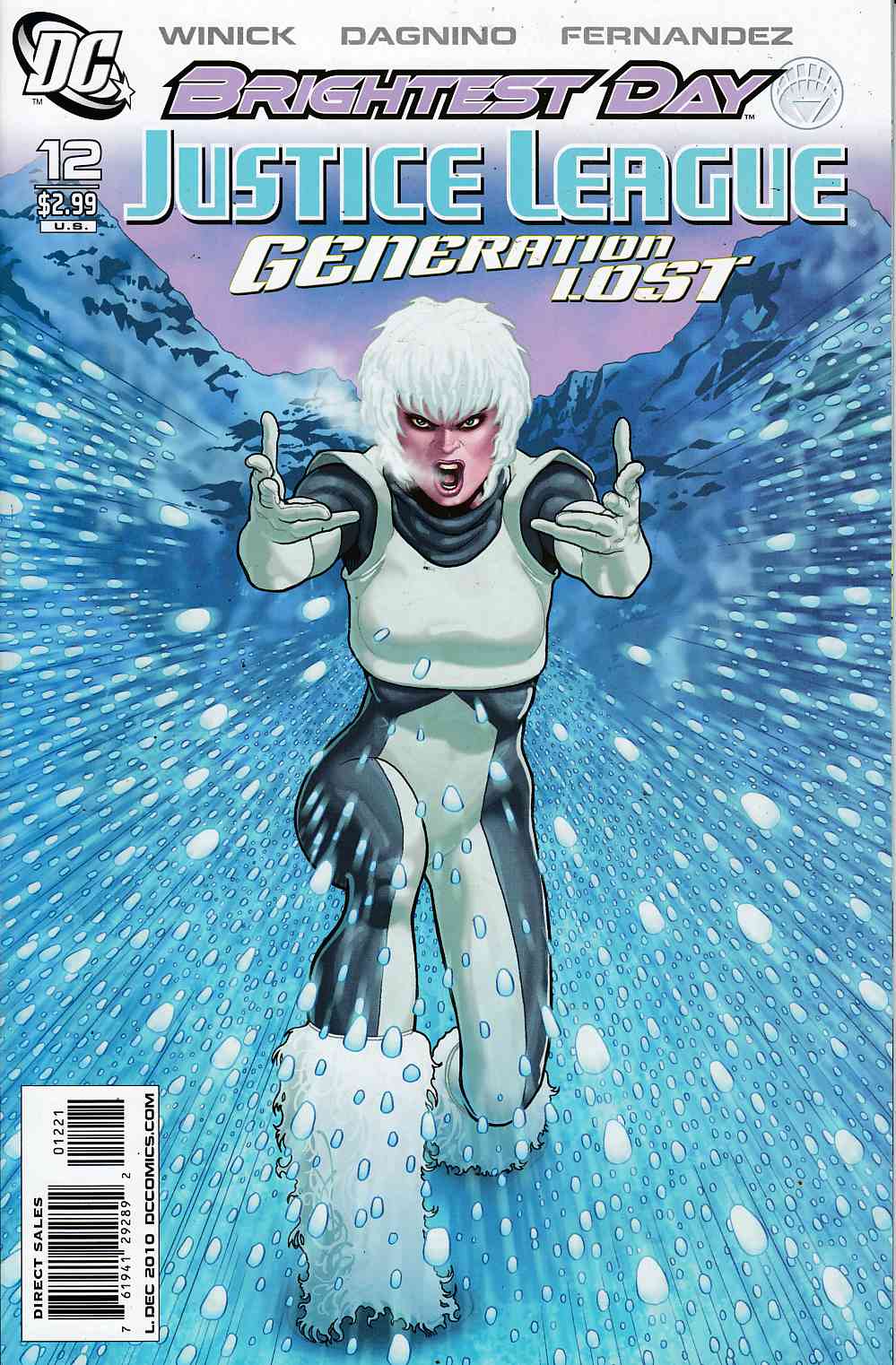 Justice League Generation Lost #12 Maguire Variant Cover Near Mint (9.4) [DC Comic] LARGE