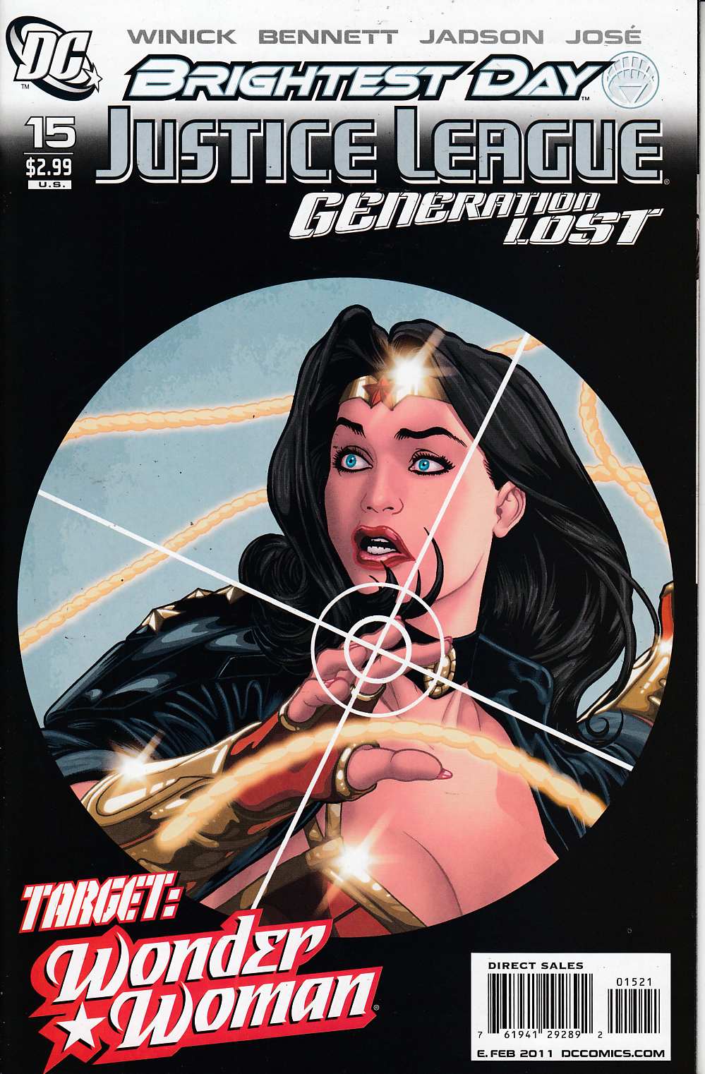 Justice League Generation Lost #15 Maguire Variant Cover Near Mint (9.4) [DC Comic] MAIN