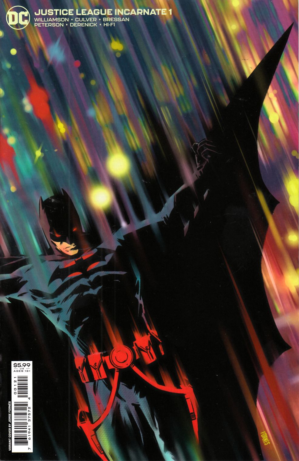 Justice League Incarnate #1 Fornes Variant Cover Near Mint (9.4) [DC Comic] LARGE