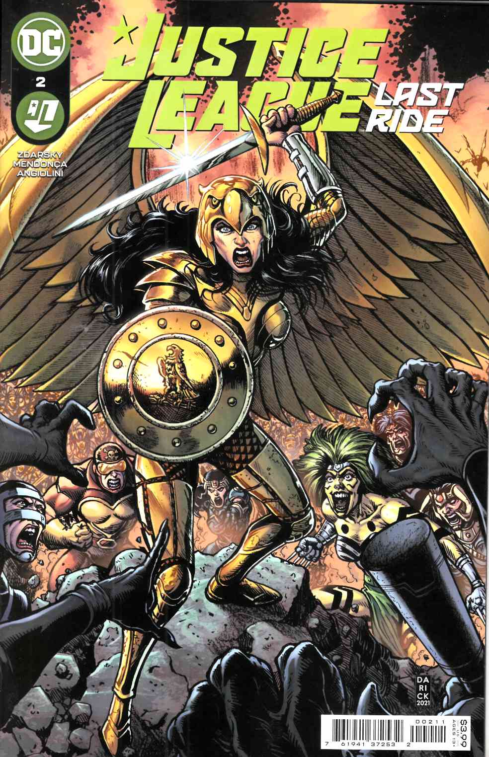 Justice League Last Ride #2 Near Mint (9.4) [DC Comic] LARGE