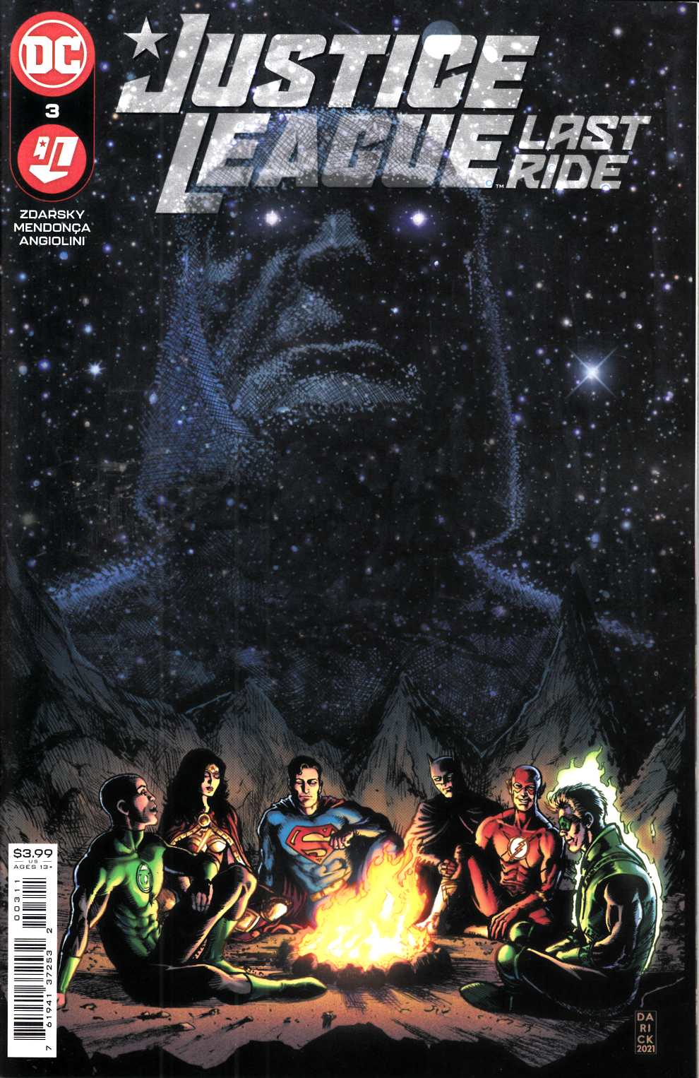 Justice League Last Ride #3 Near Mint (9.4) [DC Comic] LARGE