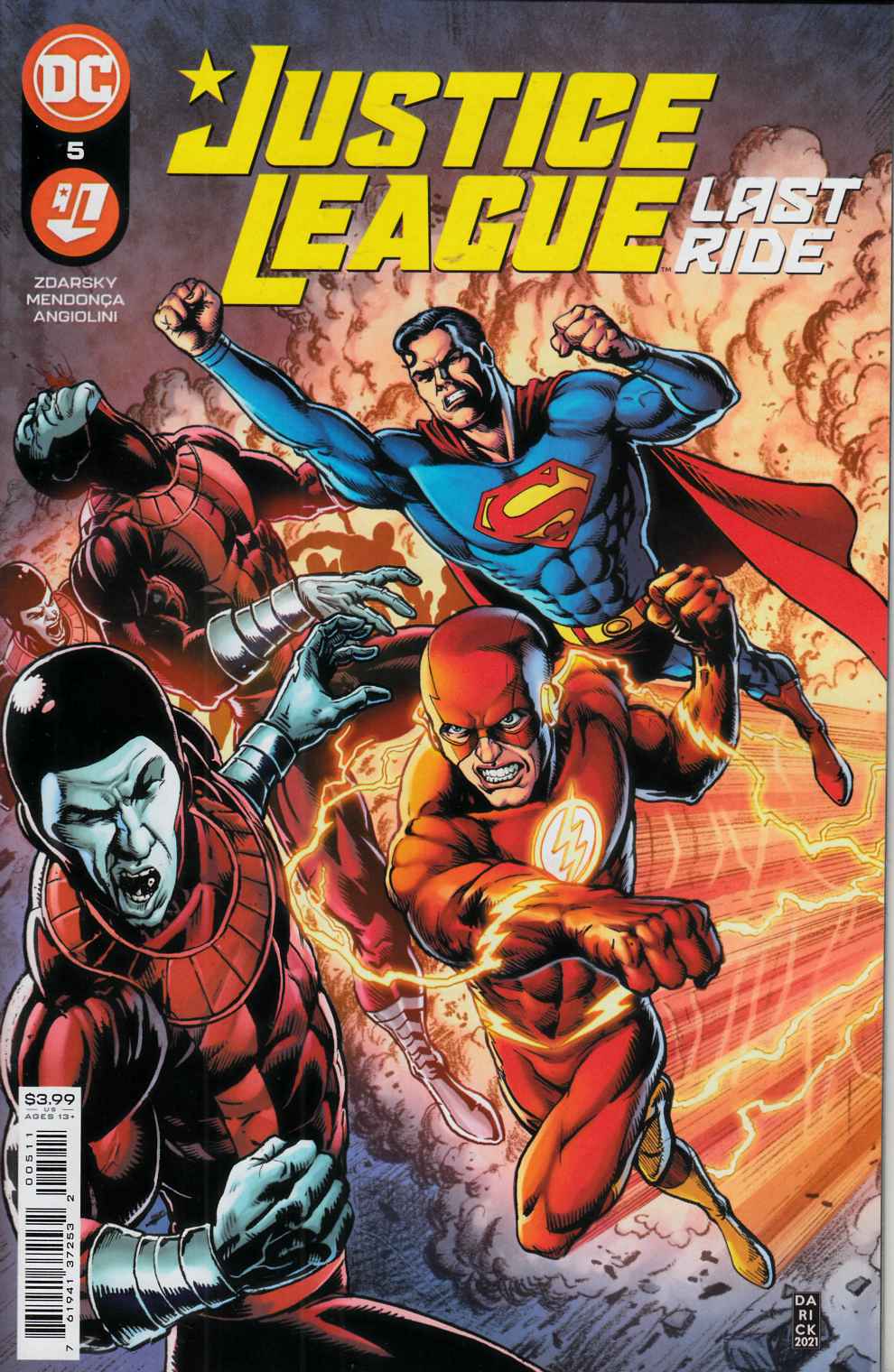 Justice League Last Ride #5 Near Mint (9.4) [DC Comic] LARGE