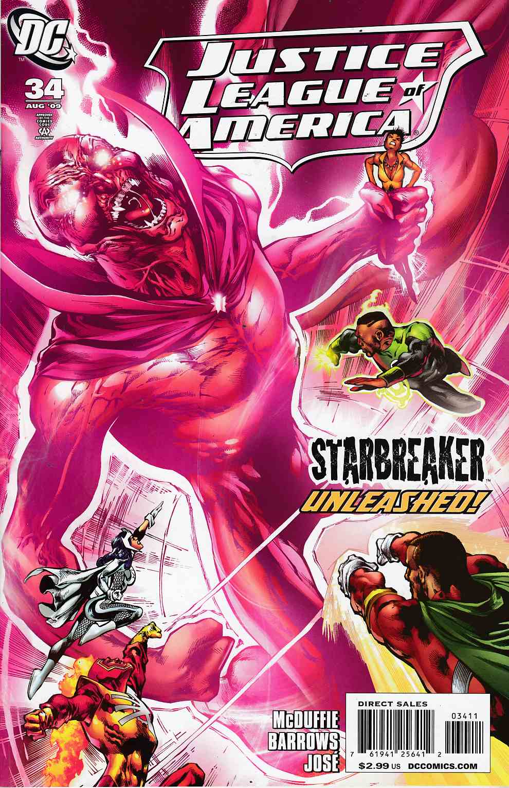 Justice League of America #34 Near Mint (9.4) [DC Comic] THUMBNAIL