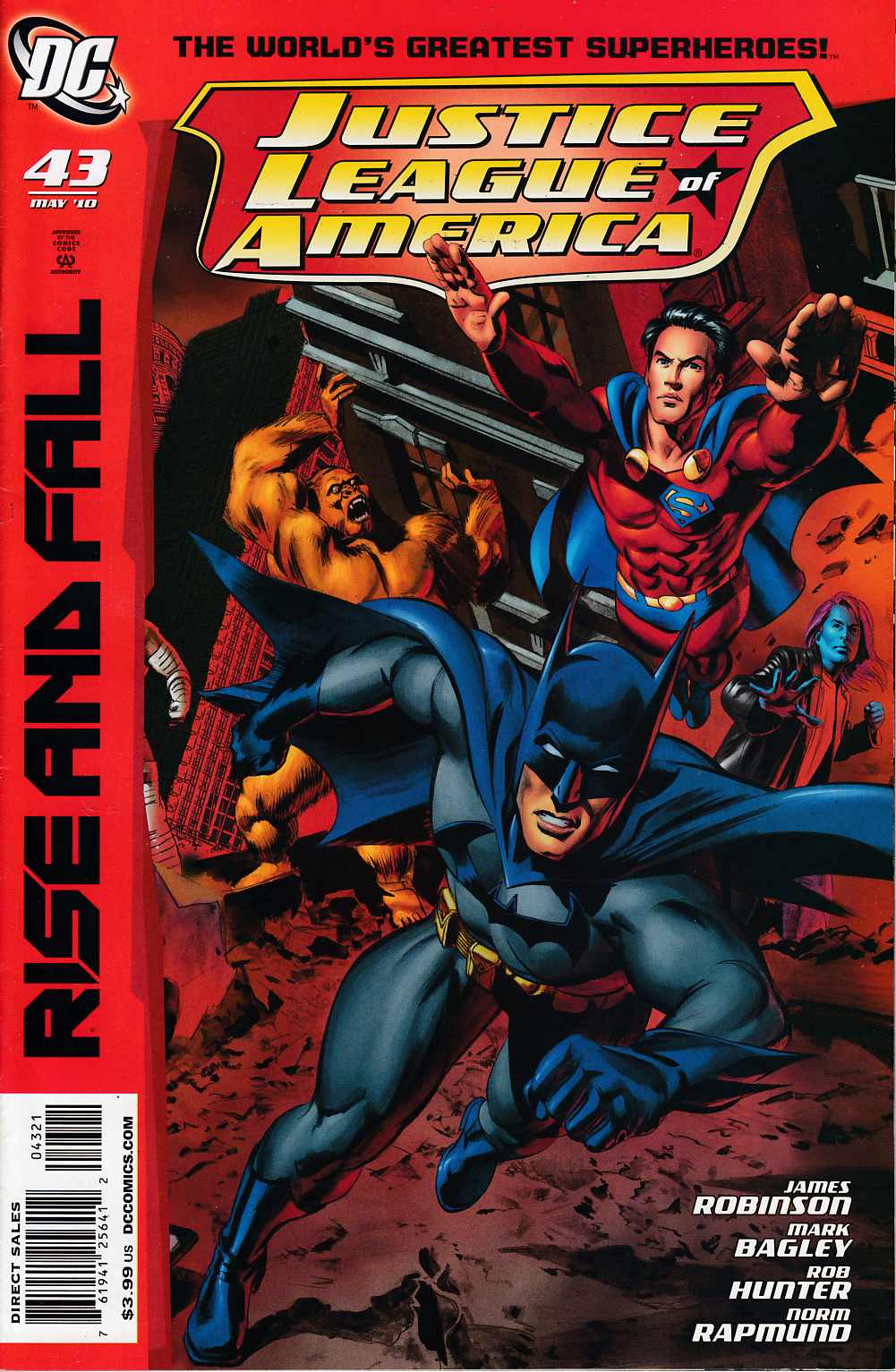 Justice League of America #43 Mayhew Variant Cover Very Fine (8.0) [DC Comic] THUMBNAIL