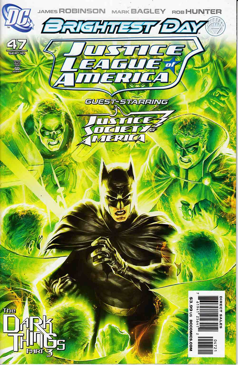 Justice League of America #47 Garner Variant Cover Near Mint (9.4) [DC Comic] LARGE