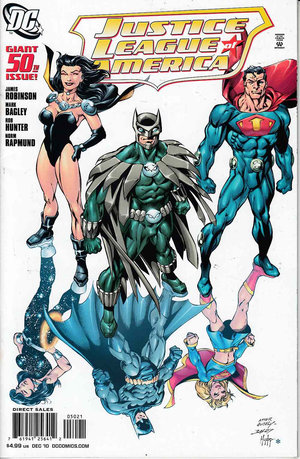Justice League of America #50 Bagley Variant Cover Very Fine (8.0) [DC Comic]