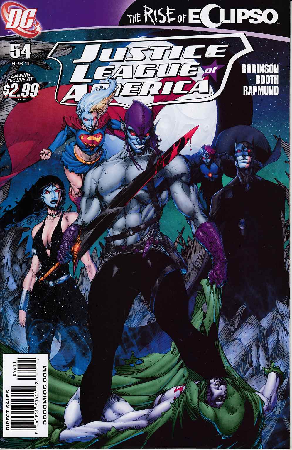 Justice League of America #54 Near Mint (9.4) [DC Comic]