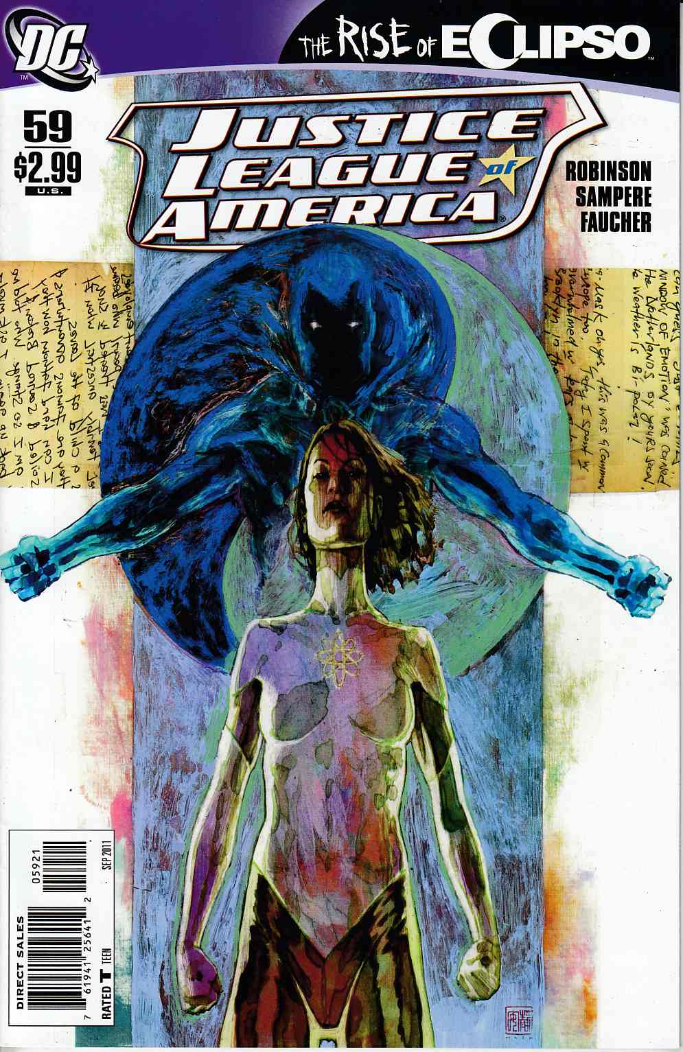 Justice League of America #59 Mack Variant Cover Near Mint (9.4) [DC Comic] LARGE