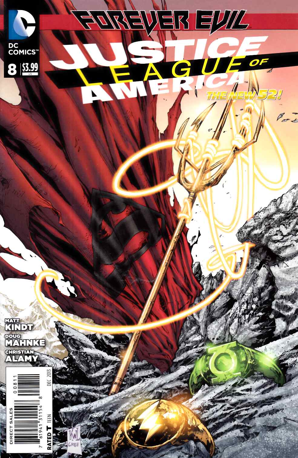 Justice League of America #8 Near Mint (9.4) [DC Comic] LARGE