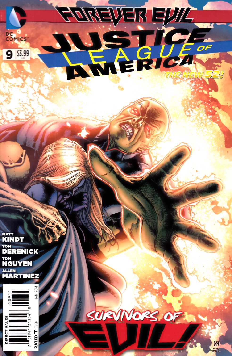 Justice League of America #9 Near Mint (9.4) [DC Comic] THUMBNAIL