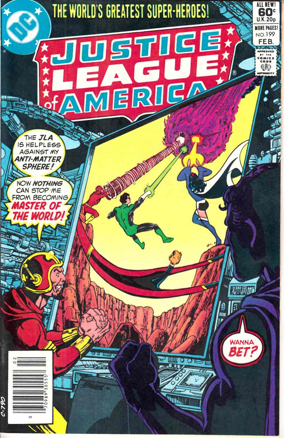 Justice League of America #199 Newsstand Edition Near Mint Minus (9.2) [DC Comic] LARGE