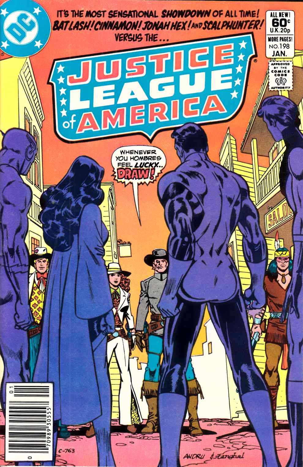 Justice League of America #198 Newsstand Edition Very Fine (6.0) [DC Comic] LARGE