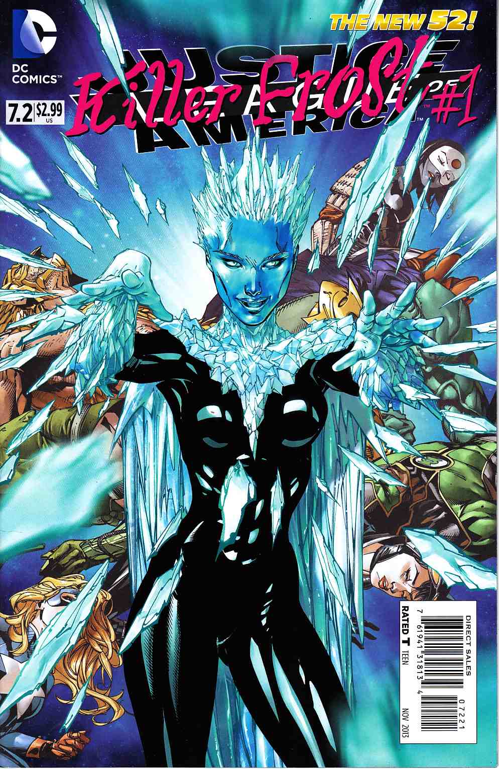 Justice League of America #7.2 Killer Frost 2D Edition Near Mint (9.4) [DC Comic] LARGE