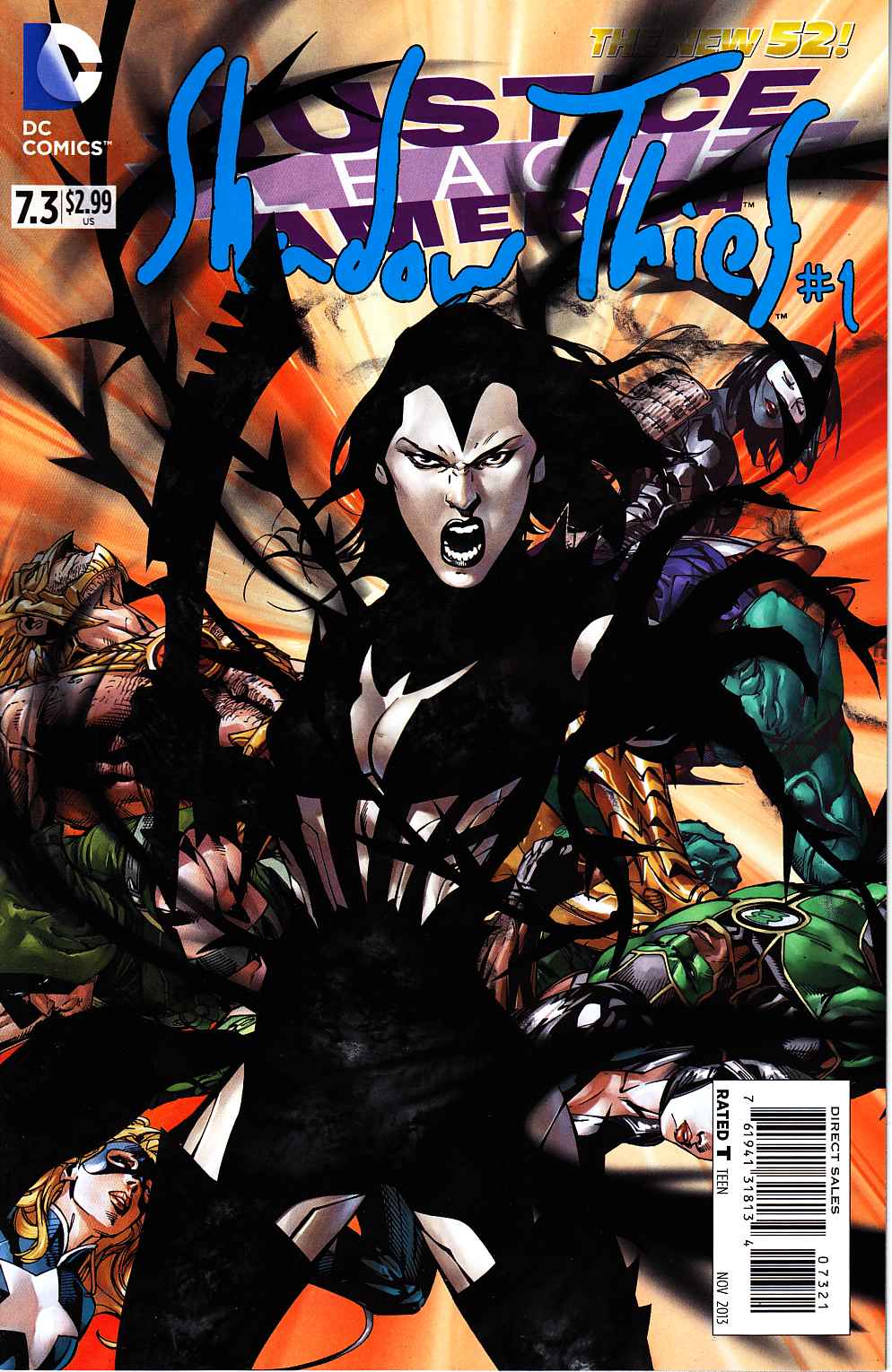 Justice League of America #7.3 Shadow Thief 2D Edition [DC Comic] LARGE