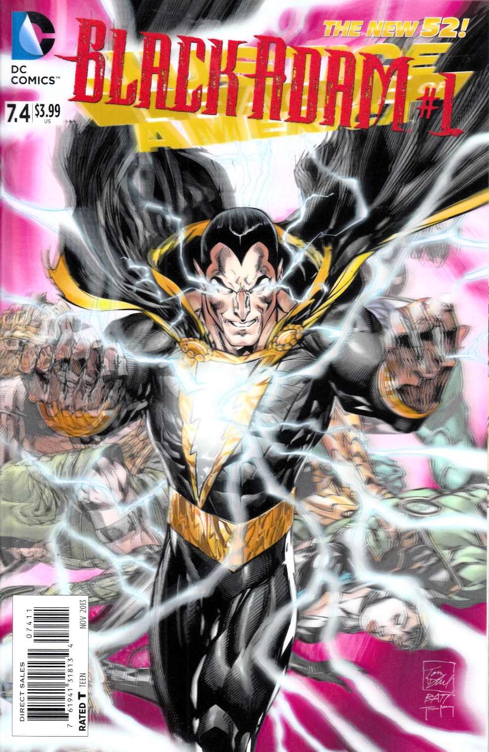 Justice League of America #7.4 Black Adam 3D Edition Near Mint (9.4) [DC Comic] THUMBNAIL