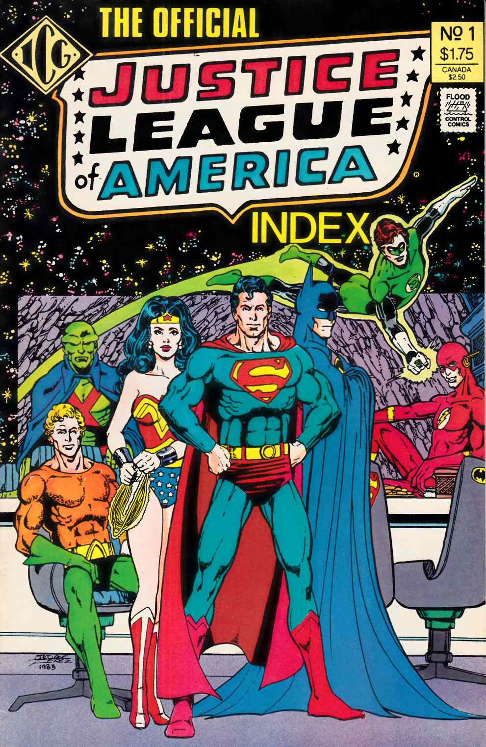 Official Justice League of America Index #1 Very Fine (8.0) [ICG Comic] THUMBNAIL
