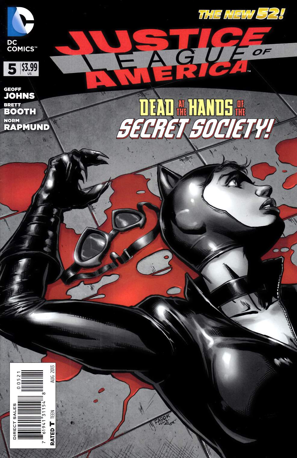 Justice League of America #5 Fabok Variant Cover Very Fine (8.0) [DC Comic] THUMBNAIL