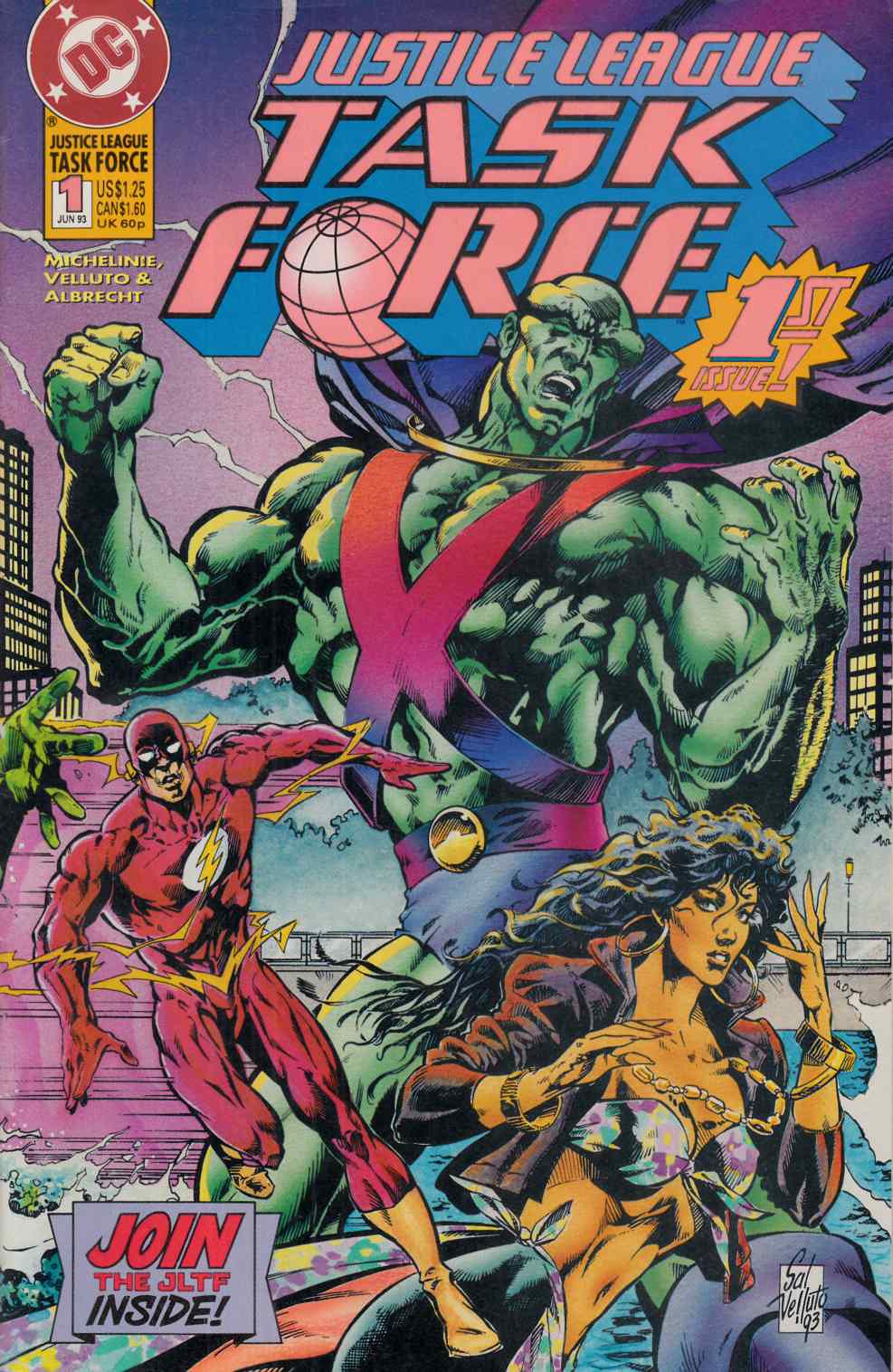 Justice League Task Force #1 Very Fine (8.0) [DC Comic] THUMBNAIL