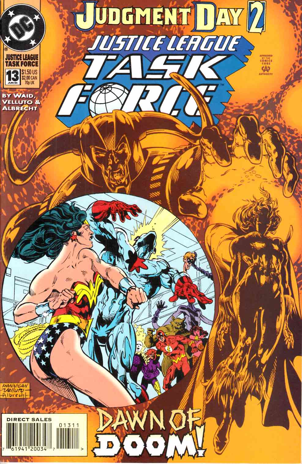 Justice League Task Force #13 Very Fine (8.0) [DC Comic] THUMBNAIL