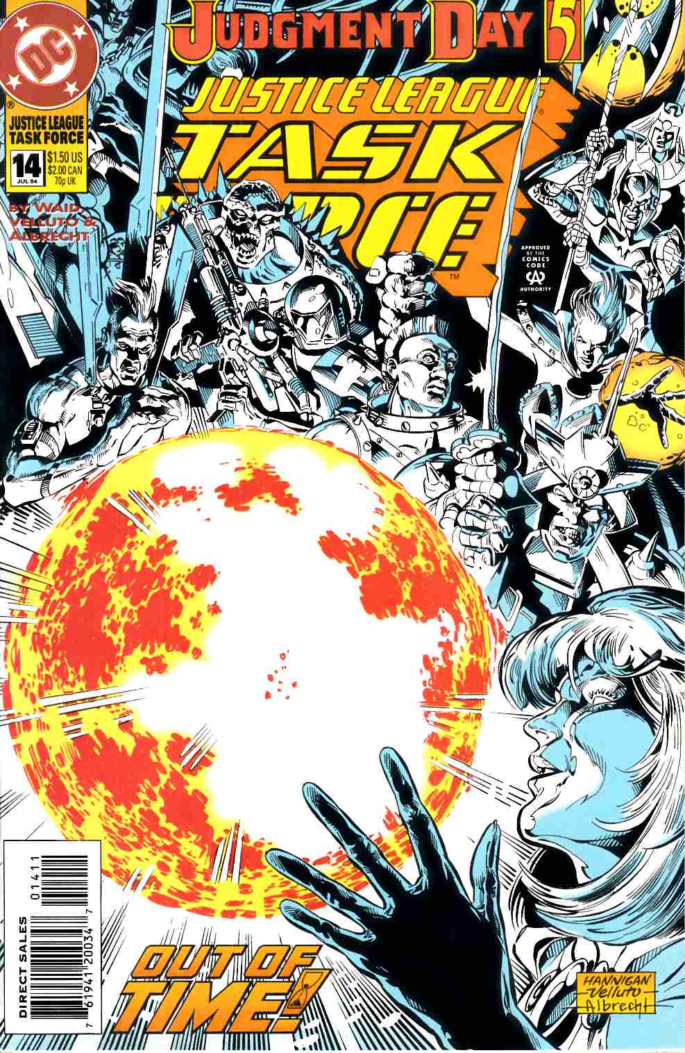 Justice League Task Force #14 Very Fine (8.0) [DC Comic] THUMBNAIL