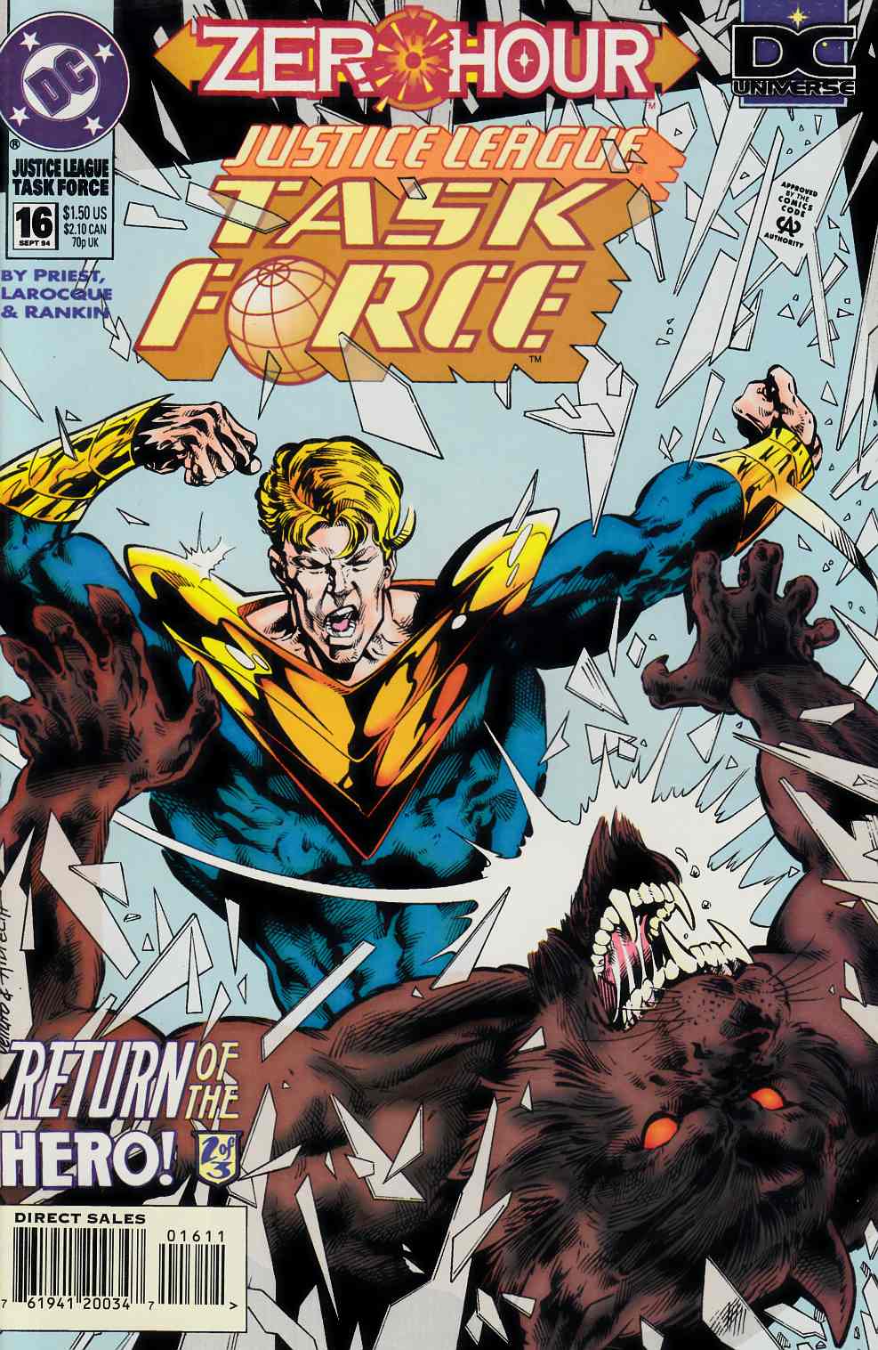 Justice League Task Force #16 Very Fine (8.0) [DC Comic] THUMBNAIL