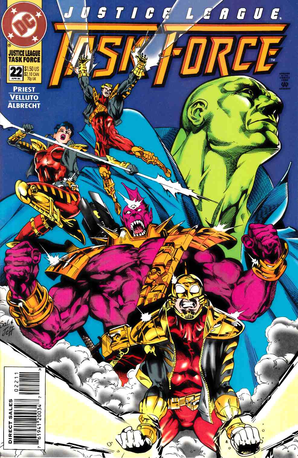 Justice League Task Force #22 Very Fine (8.0) [DC Comic] THUMBNAIL
