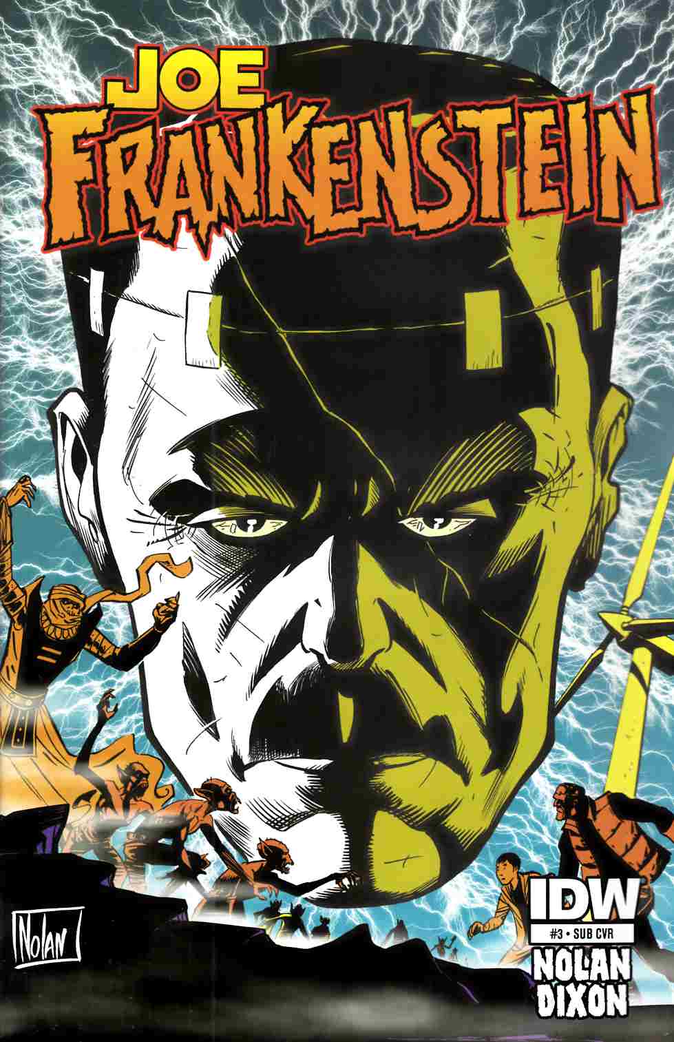 Joe Frankenstein #3 Subscription Cover [IDW Comic] THUMBNAIL