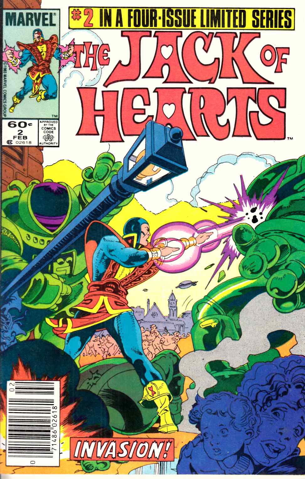 Jack of Hearts #2 Newsstand Edition Very Fine (8.0) [Marvel Comic] LARGE