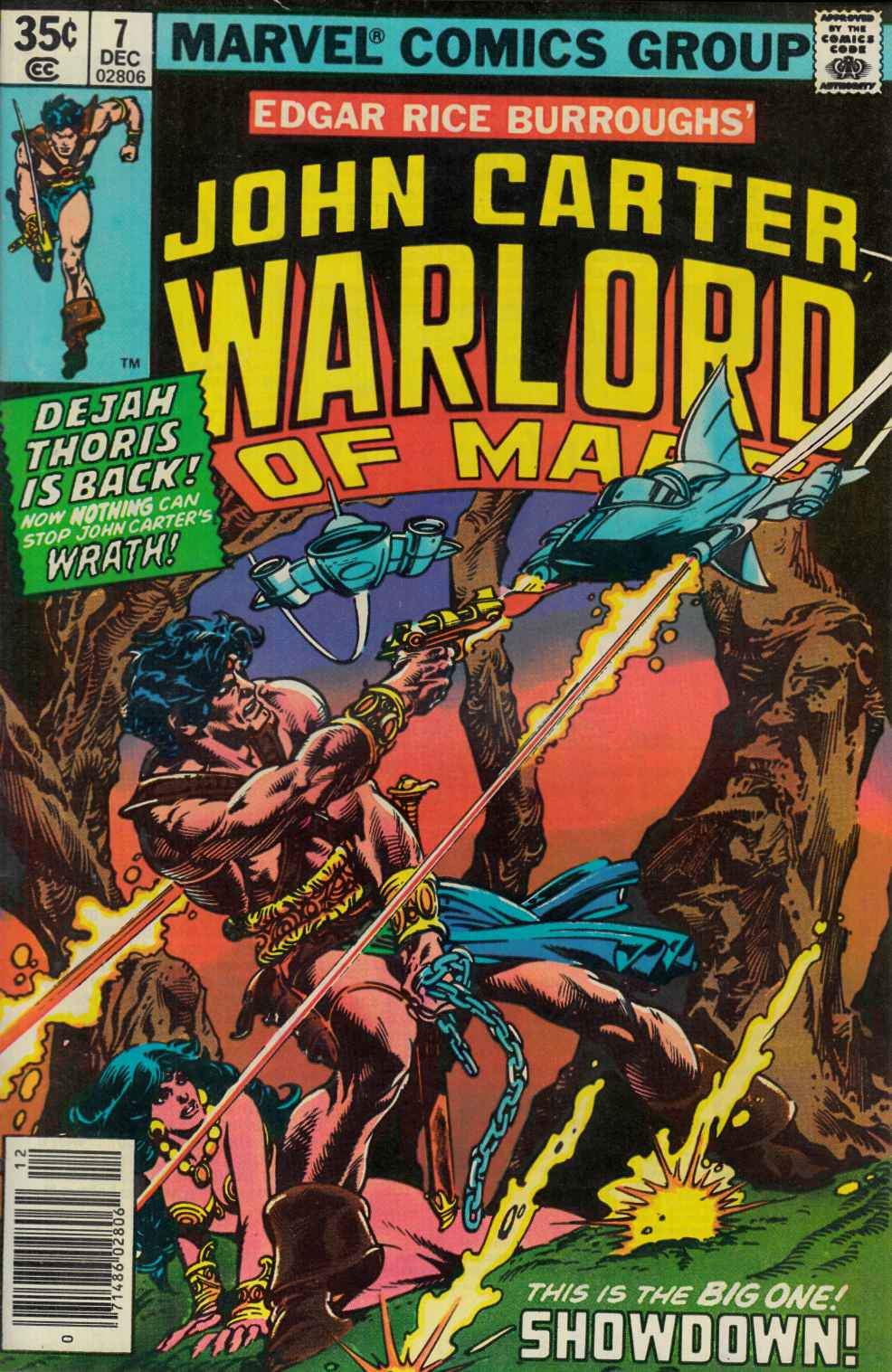 John Carter Warlord of Mars #7 [Marvel Comic] LARGE