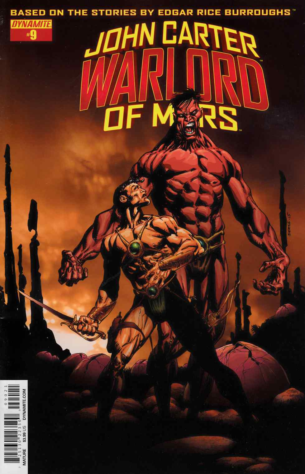 John Carter Warlord #9 Cover B- Sears [Dynamite Comic] THUMBNAIL