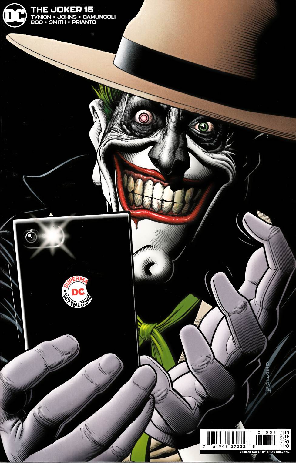 Joker #15 Bolland Variant Cover Near Mint (9.4) [DC Comic] THUMBNAIL