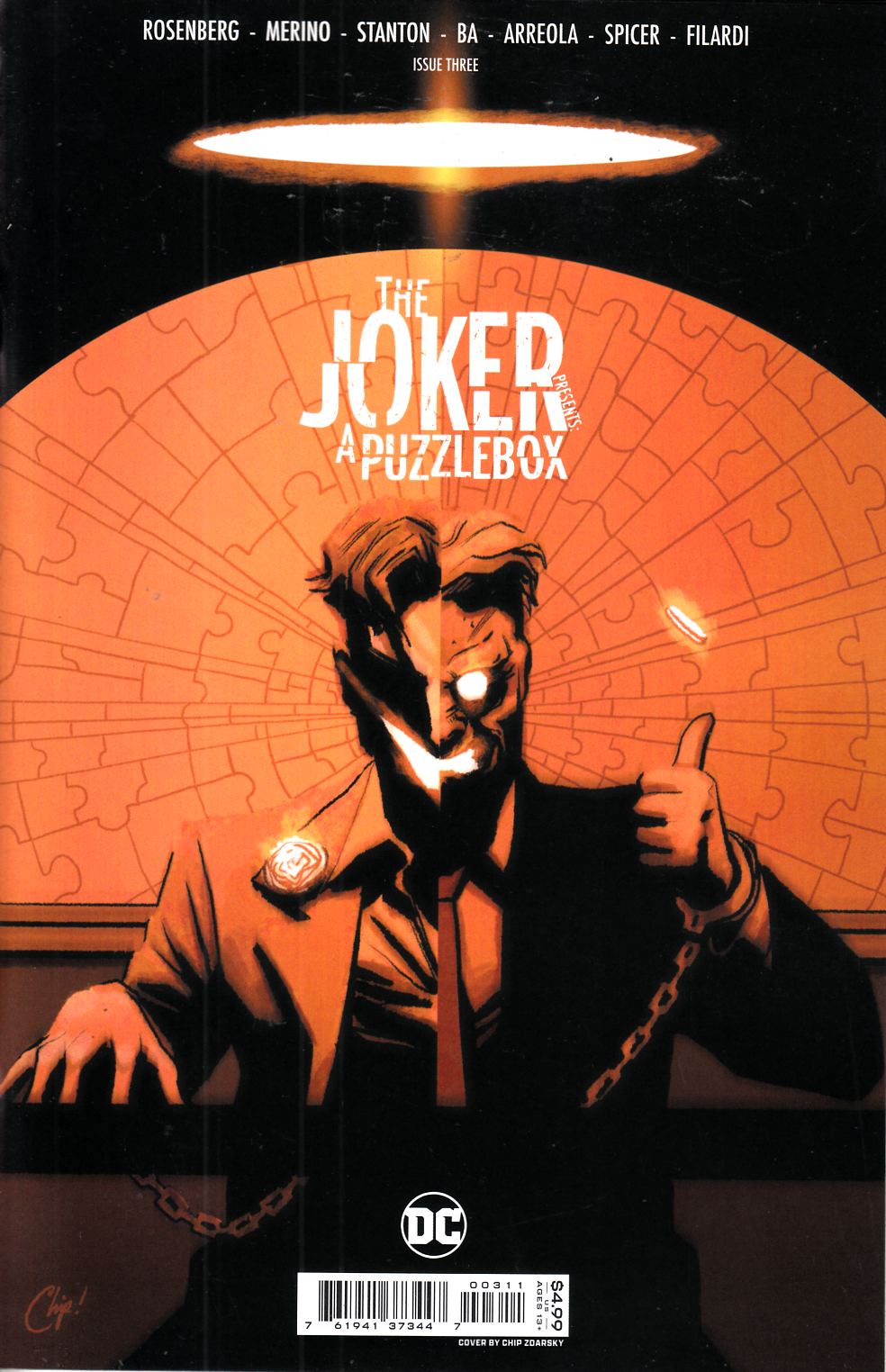 Joker Presents a Puzzlebox #3 Near Mint (9.4) [DC Comic] LARGE