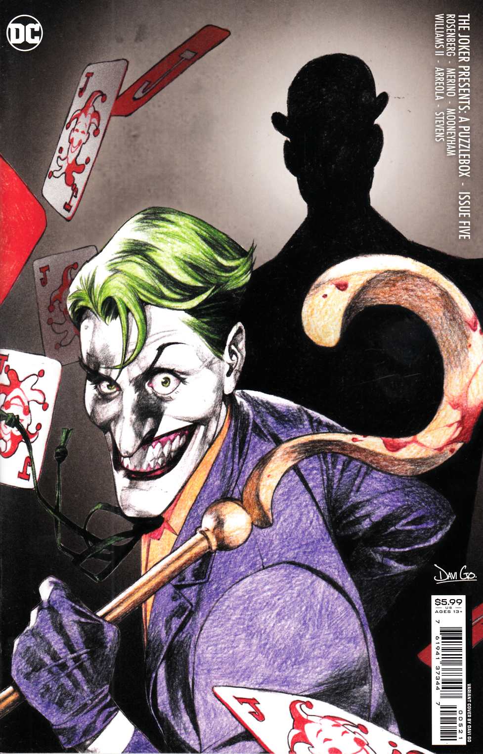 Joker Presents a Puzzlebox #5 Go Variant Cover Near Mint (9.4) [DC Comic] THUMBNAIL