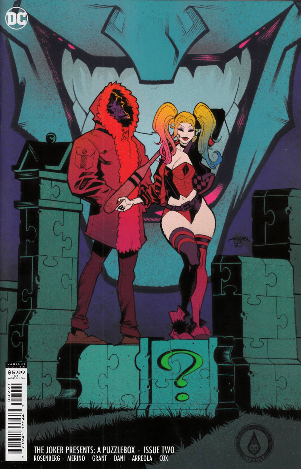 Joker Presents a Puzzlebox #2 Crystal Variant Cover Near Mint (9.4) [DC Comic] THUMBNAIL