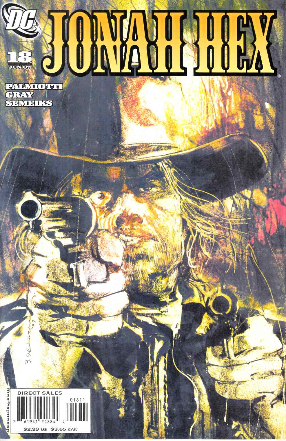 Jonah Hex #18 Near Mint (9.4) [DC Comic] LARGE