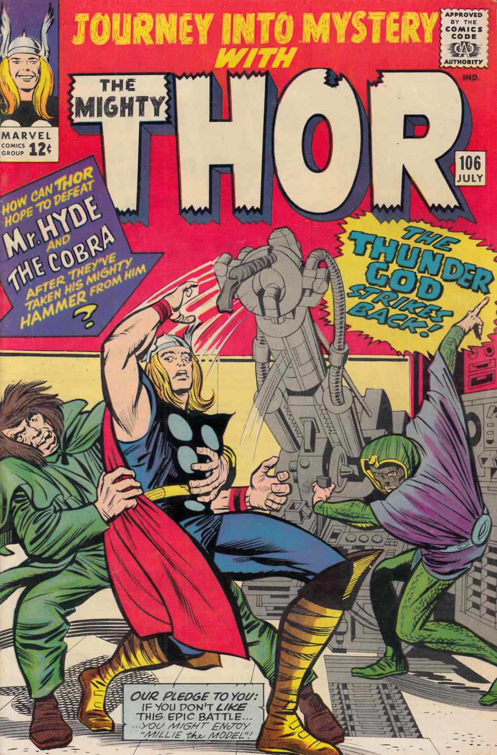 Journey Into Mystery Thor #106 Fine Minus (5.5) [Marvel Comic] THUMBNAIL