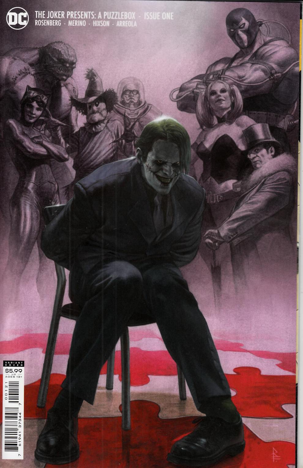 Joker Presents a Puzzlebox #1 Federici Variant Cover Near Mint (9.4) [DC Comic] LARGE