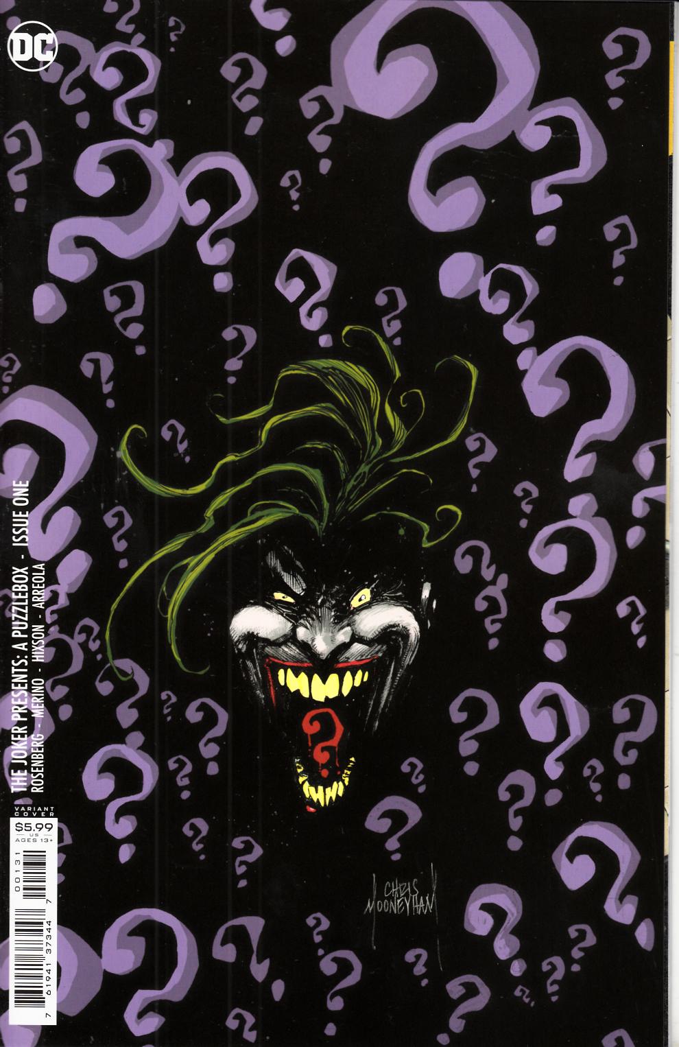 Joker Presents a Puzzlebox #1 Mooneyham Variant Cover Near Mint (9.4) [DC Comic] LARGE