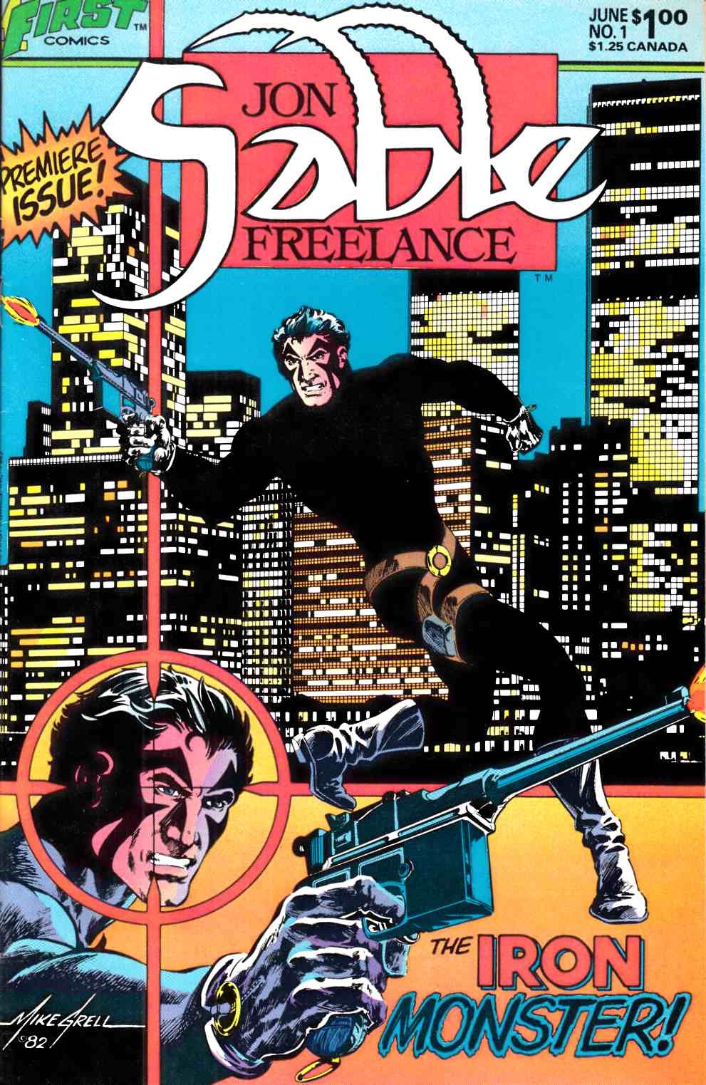 Jon Sable Freelance #1 Very Fine (8.0) [First Comic] LARGE