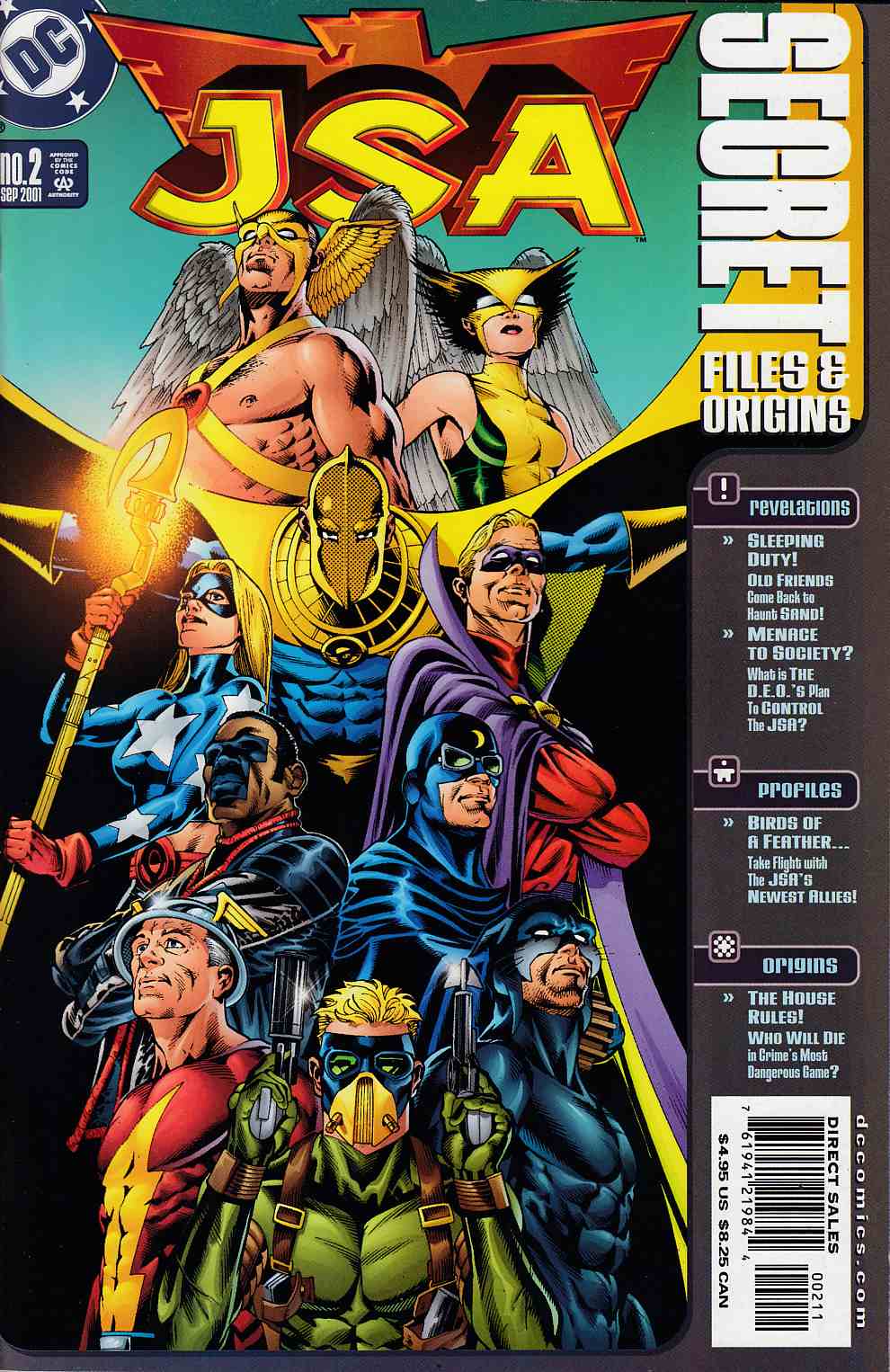 JSA Secret Files and Origins #2 Very Fine (8.0) [DC Comic] LARGE