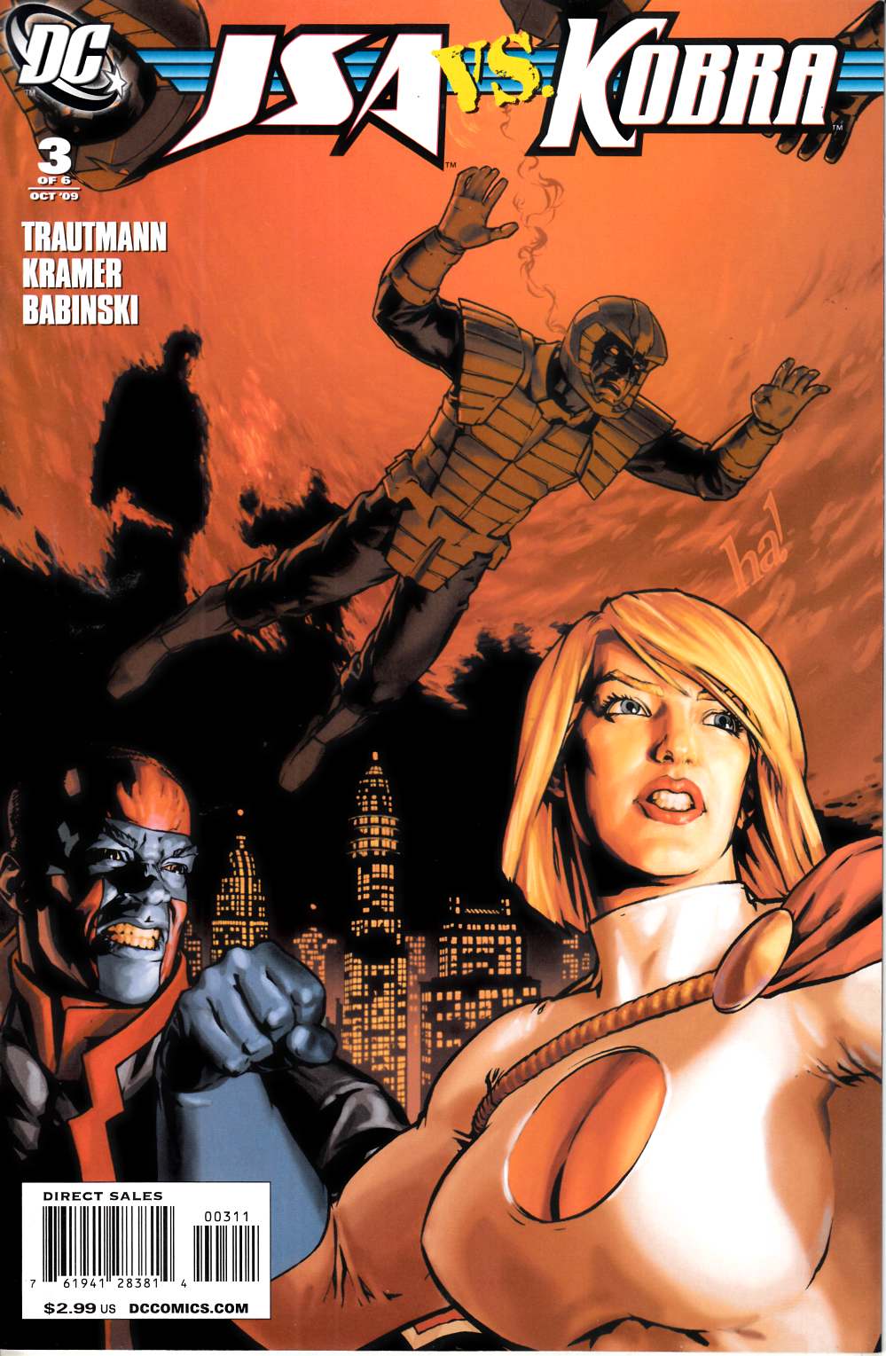JSA Vs Kobra #3 Near Mint (9.4) [DC Comic] LARGE