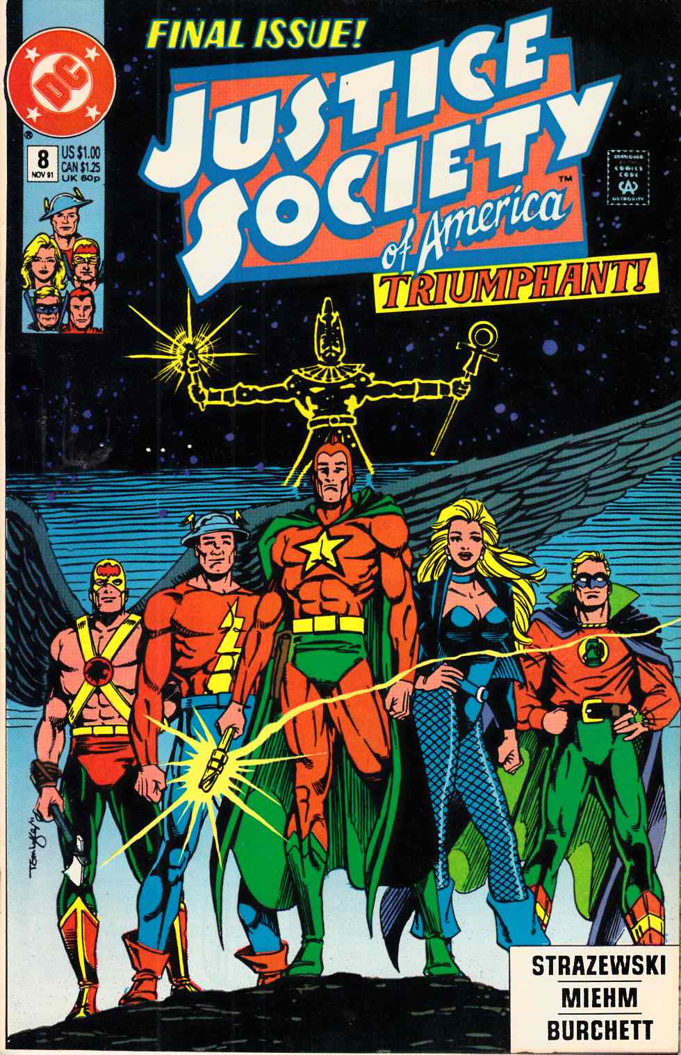Justice Society of America #8 Very Fine (8.0) [DC Comic] LARGE