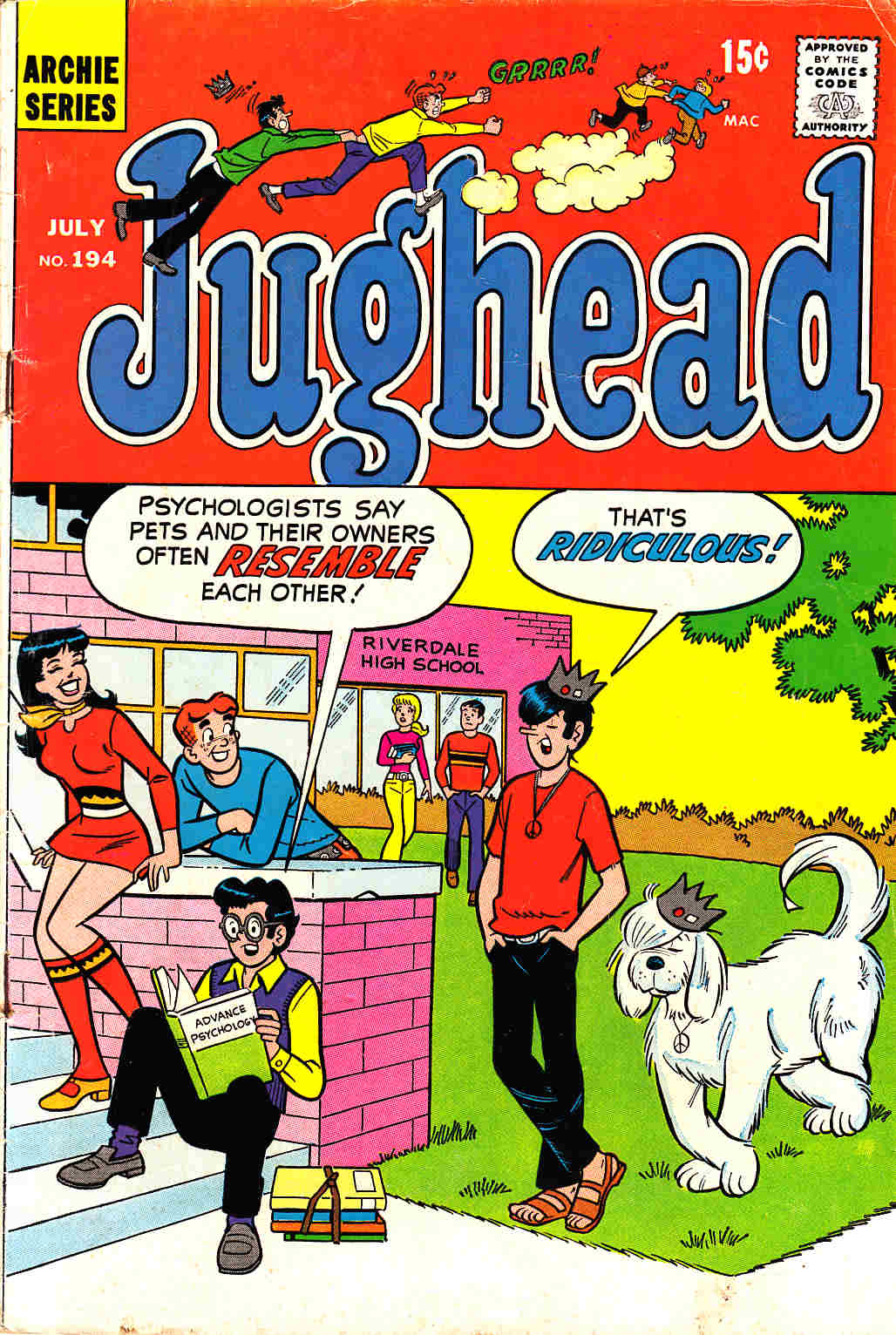 Jughead #194 Very Good (4.0) [Archie Comic] LARGE